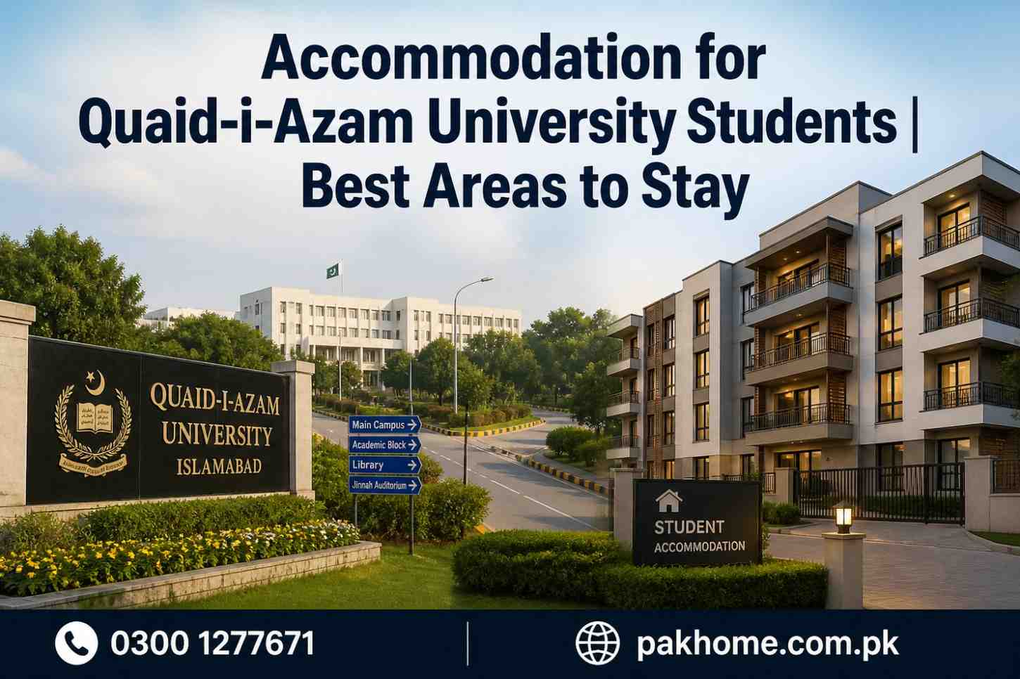 Accommodation for Quaid-i-Azam University Students | Best Areas to Stay