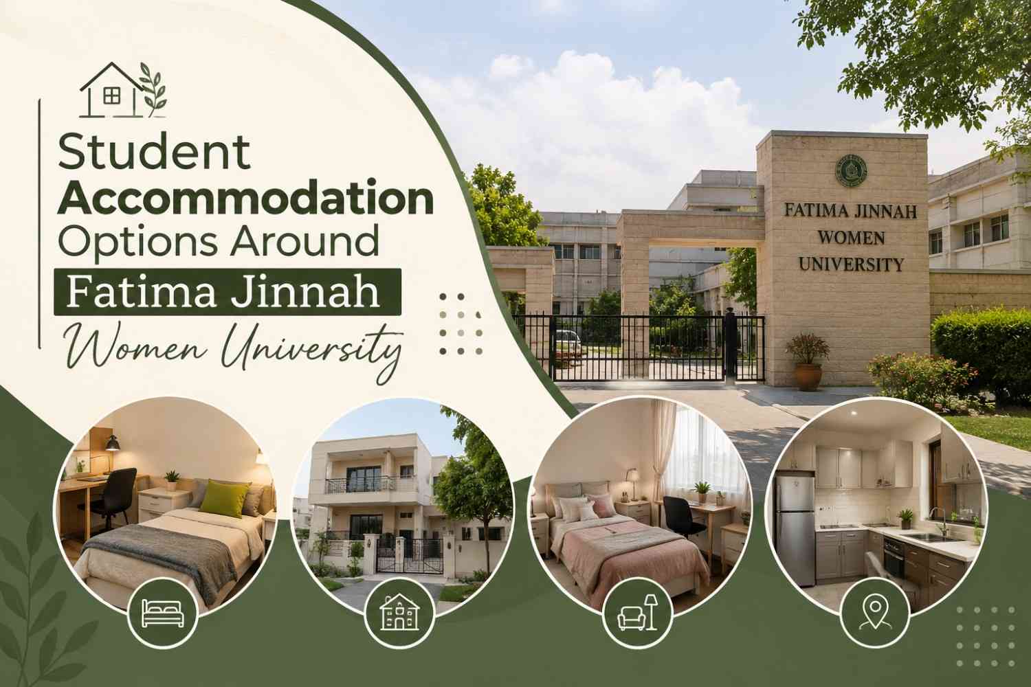 Student Accommodation Options Around Fatima Jinnah Women University