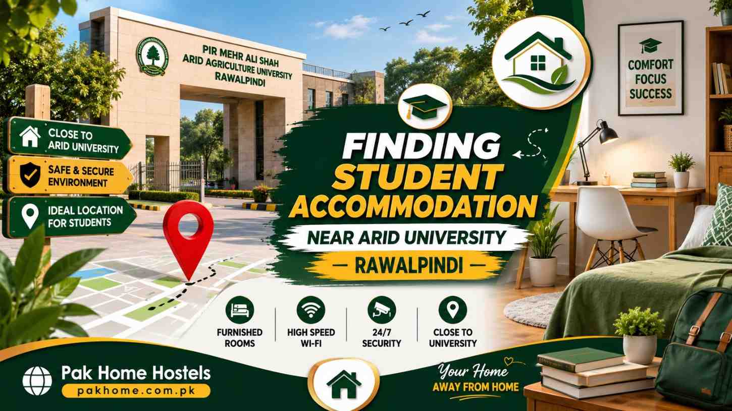 Finding Student Accommodation Near Arid University Rawalpindi