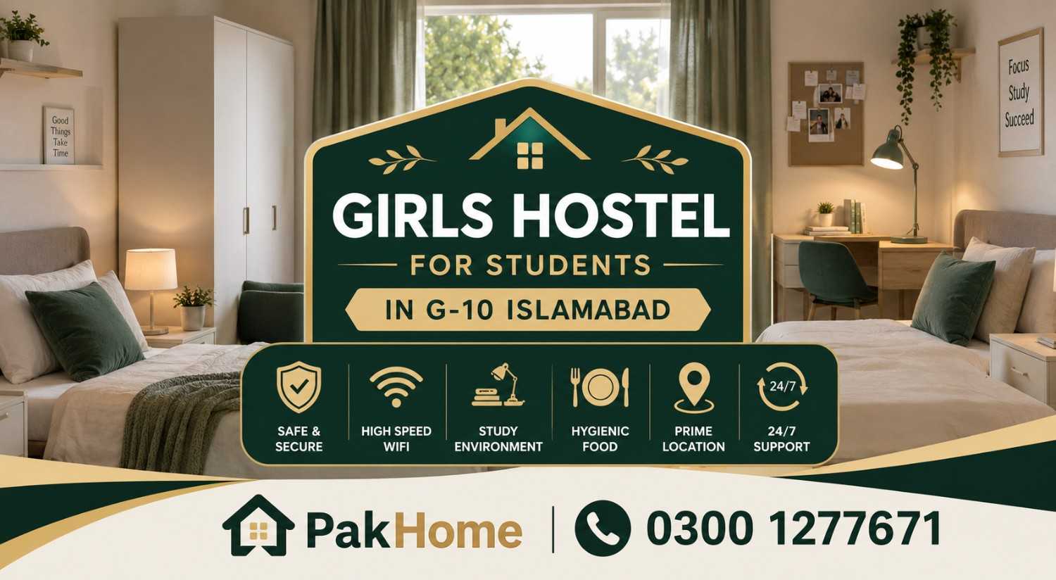 Girls Hostel for Students in G-10 Islamabad