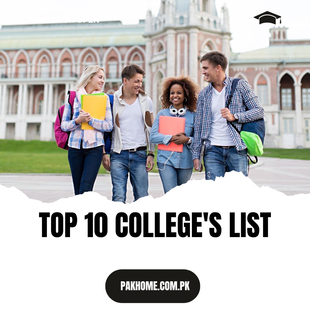 Pakistan top 10 college's list 