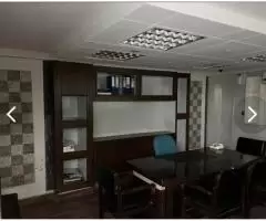 Pc marketing officers 900 sqft lower ground furnished office available for rent E -11 islamabad - 5