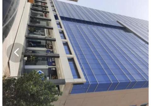 760 squre feet office corner jinnah face in dominion bussiness center