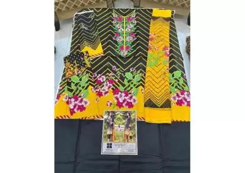 mix brand 3 peace suit lawn - 2/5