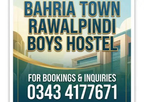 Bahria Town Boys Hostel Rawalpindi