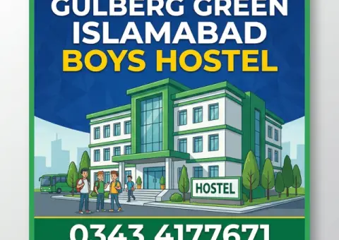 Gulberg green Boys Hostel Islamabad