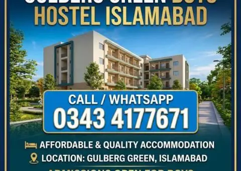 Best Hostel in Gulberg Green Islamabad