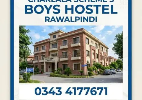 Best Boys Hostel in Chaklala Scheme 3 Rawalpindi