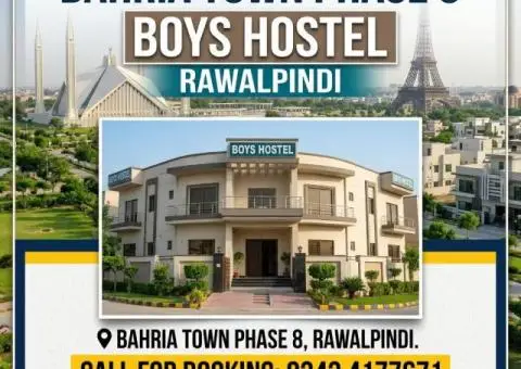 Best Hostel in Bahria town Rawalpindi Phasde 8