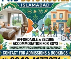 Apartment available in PWD for Boys Islamabad
