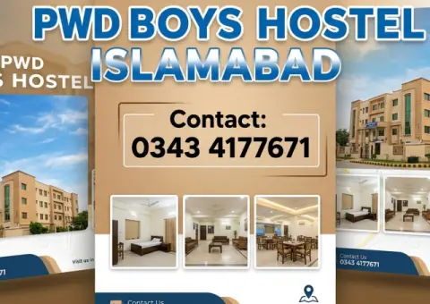 Apartment available in PWD for Boys Islamabad