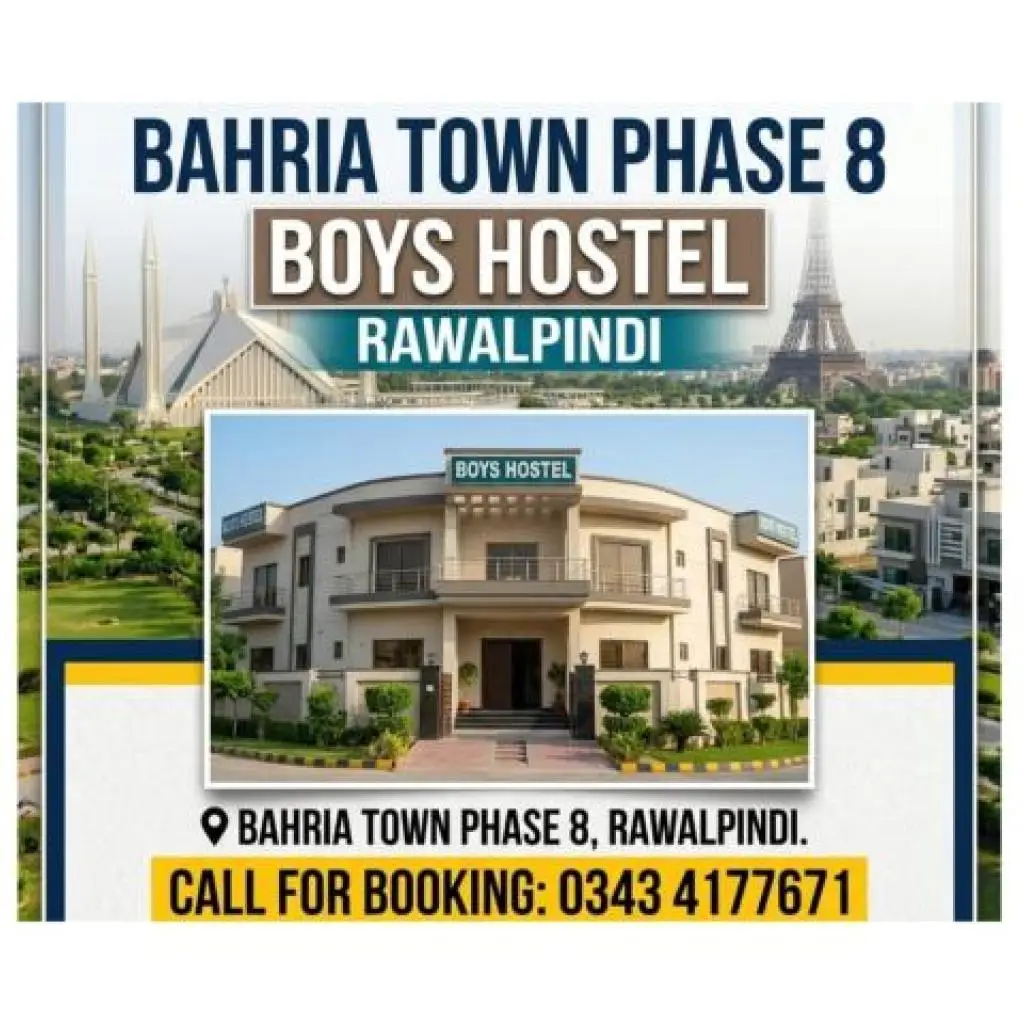 Bahria Town Phase 8 Boys Hostel