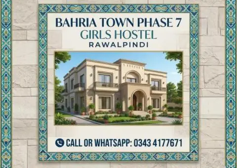 Bahria Town Phase 7 Girls Hostel Rawalpindi