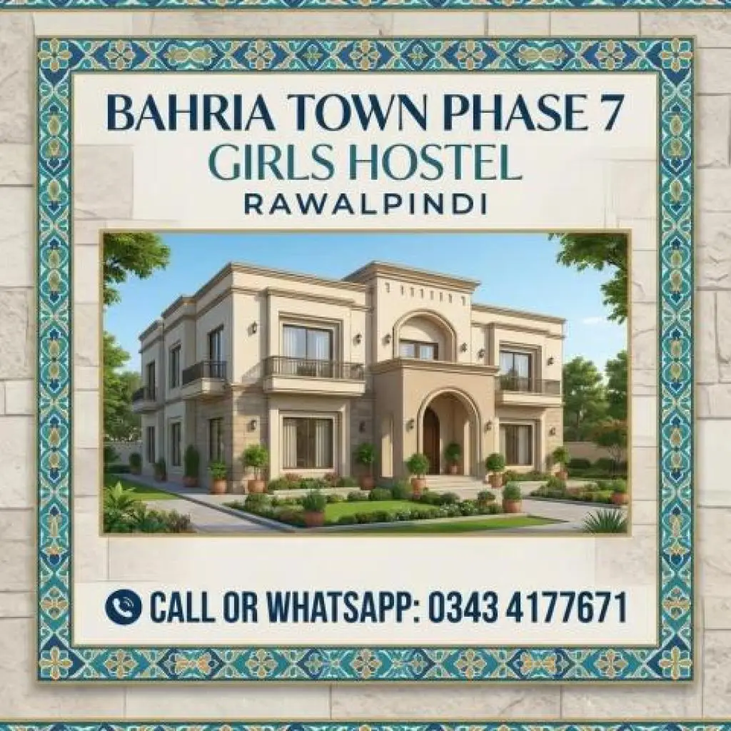 Bahria Town Phase 7 Girls Hostel Rawalpindi