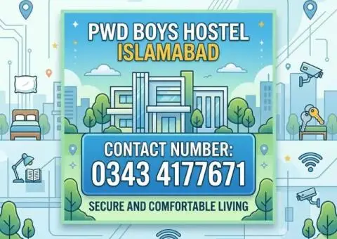 Pwd Boys Hostel Islamabad Rooms also available
