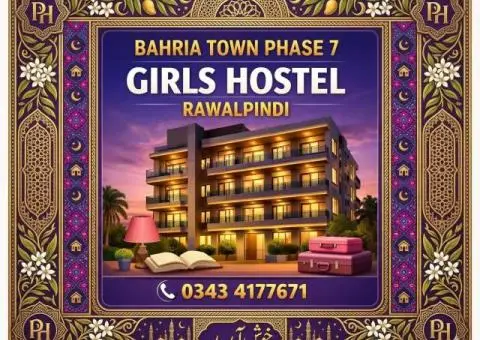 Secure Girls Hostel in Bahria Phase 7 rooms also available