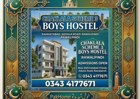 Affordable Hostel Chaklala Scheme 3 Rawalpindi | All Facilities