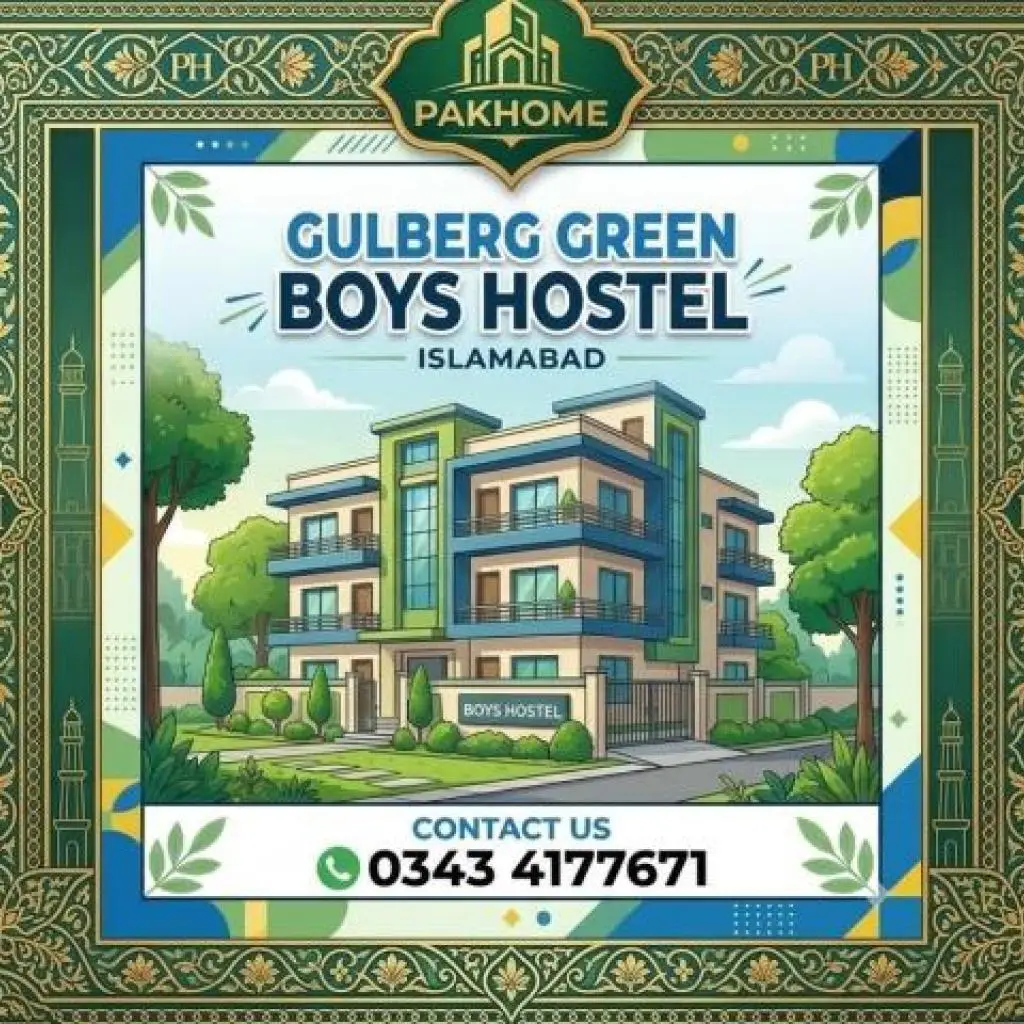 Gulberg Greens Islamabad Hostel for Boys | Secure & Clean Rooms