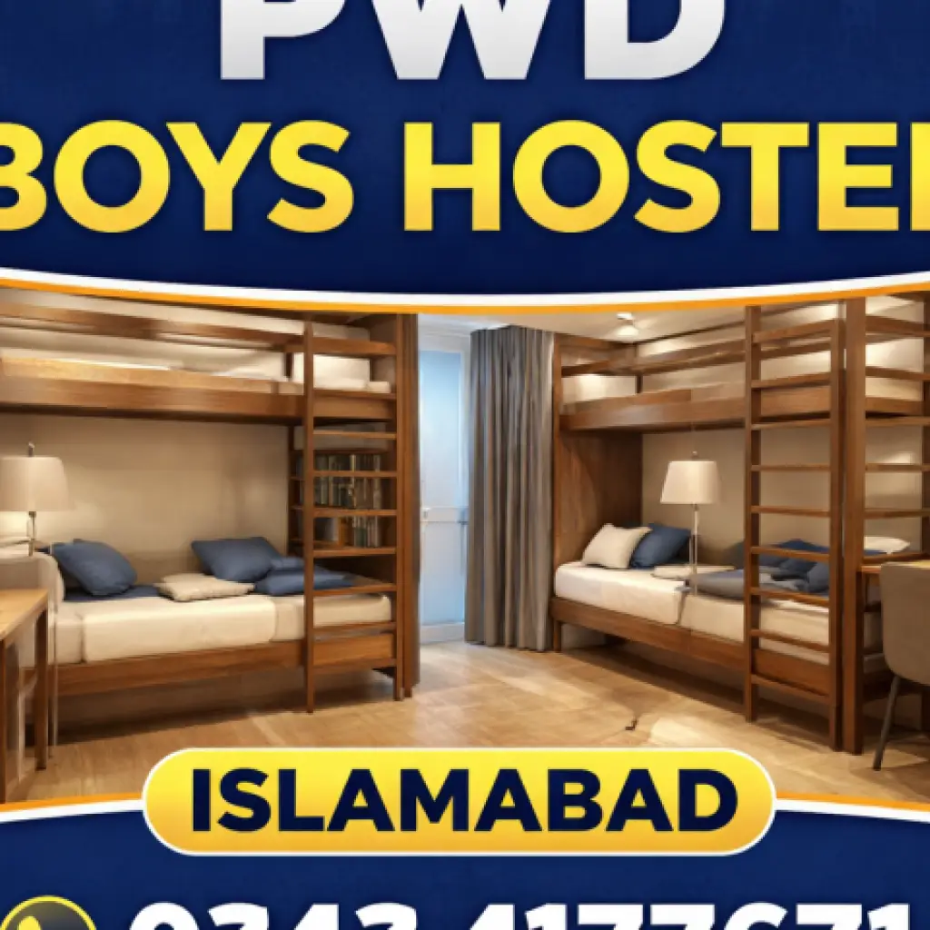 Boys Hostel PWD Islamabad | Furnished Rooms