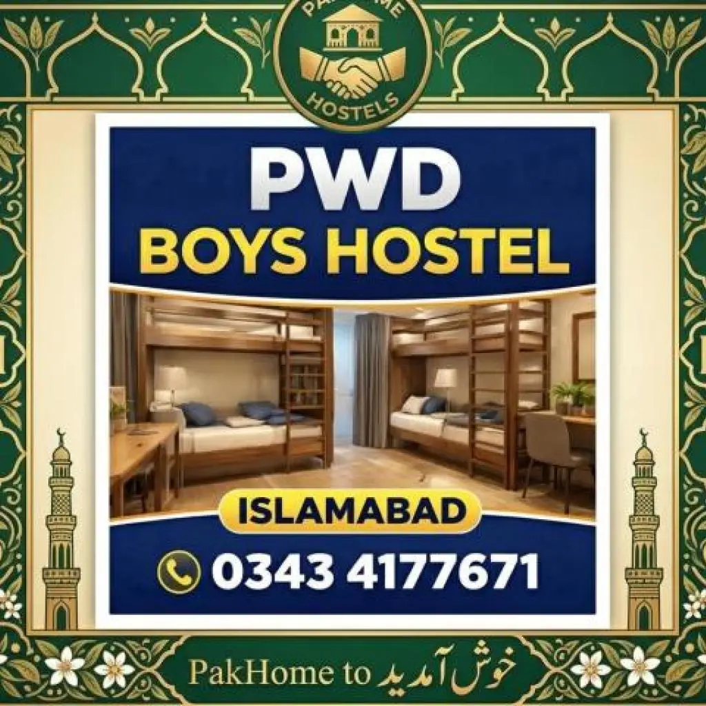 Boys Hostel PWD Islamabad | Furnished Rooms | All Facilities