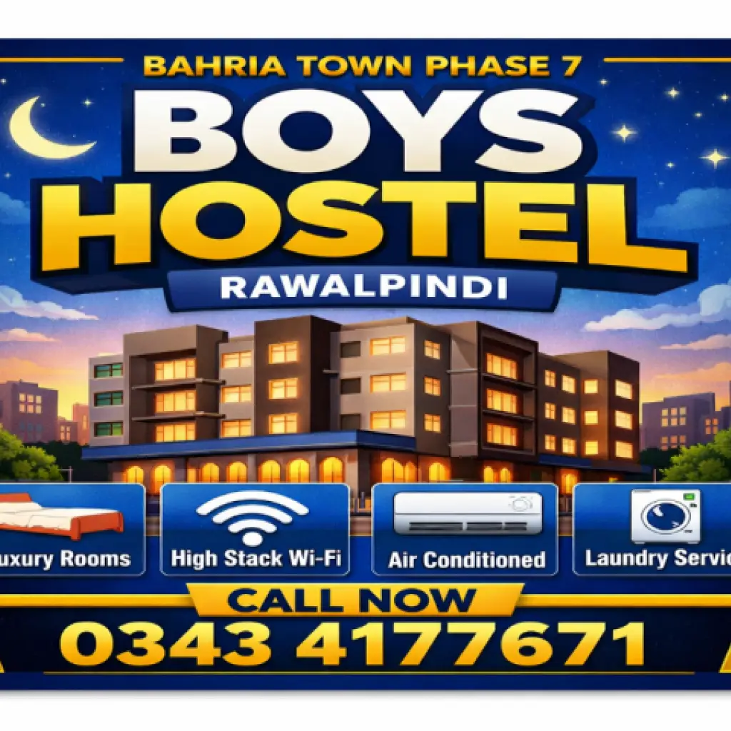 Bahria Town Phase 7 Boys Hostel Rawalpindi