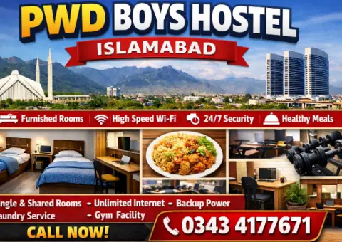 Comfortable Boys Residence Near PWD – Quiet & Secure Stay