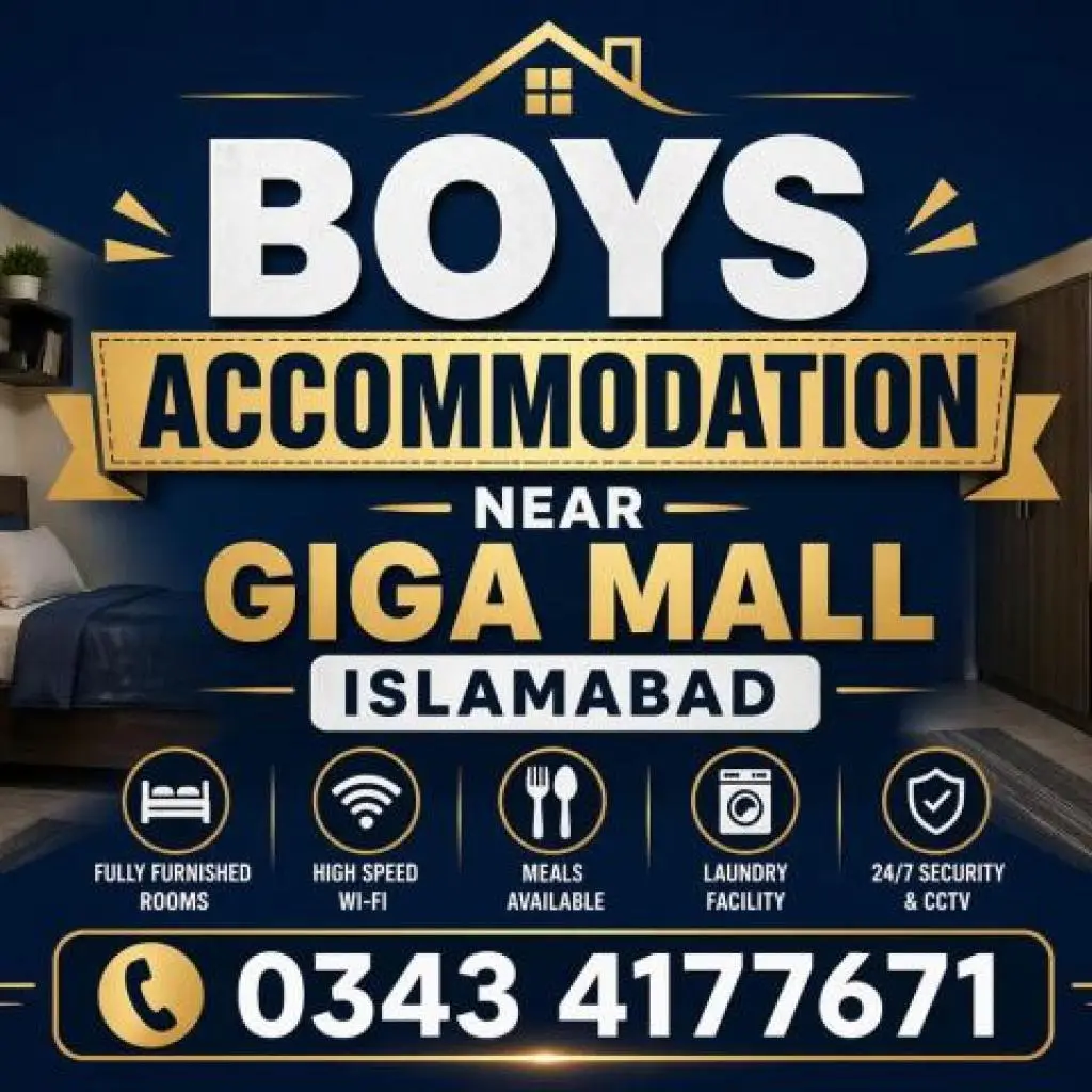 Boys Accommodation Near Giga Mall Islamabad