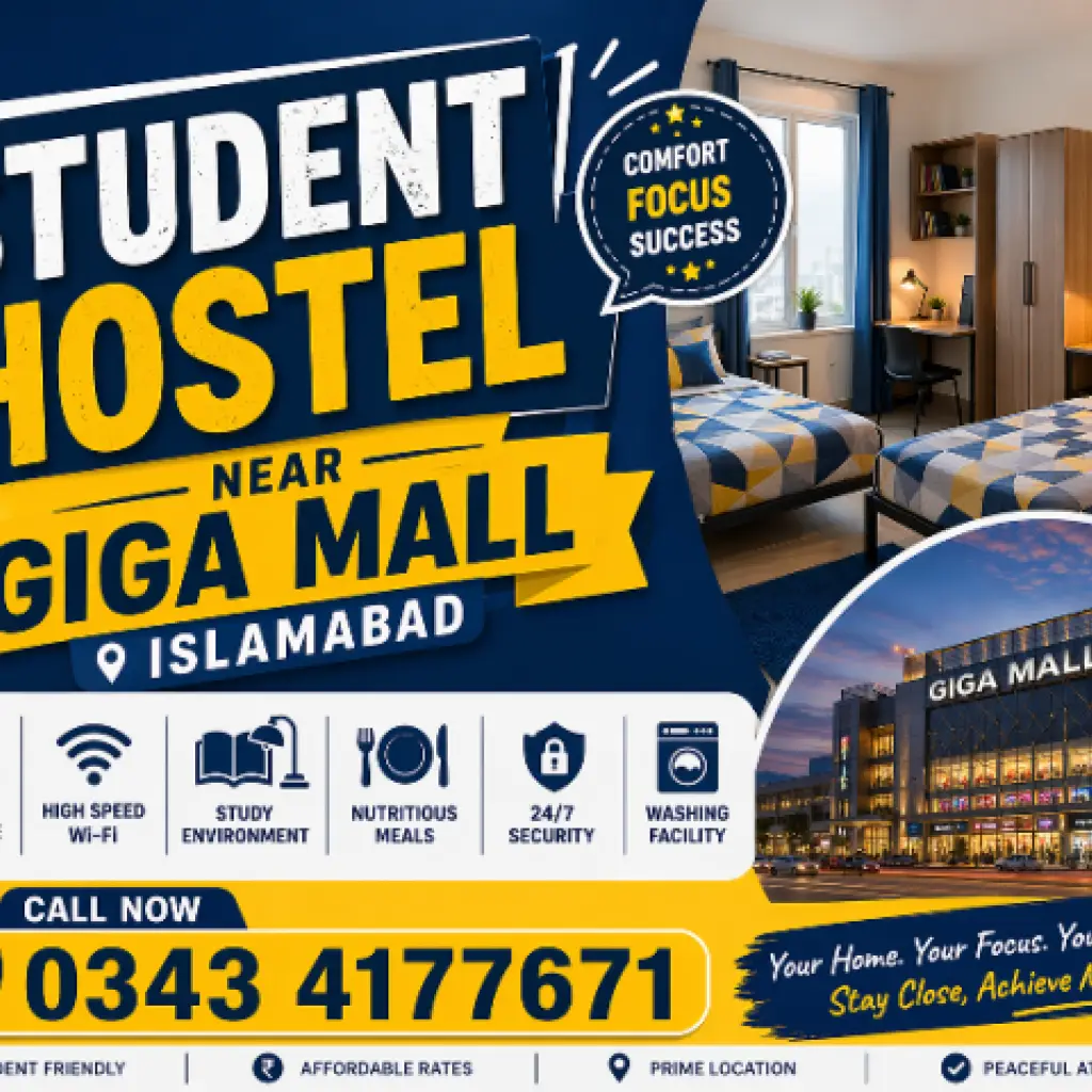 Student Hostel Near Giga Mall Islamabad
