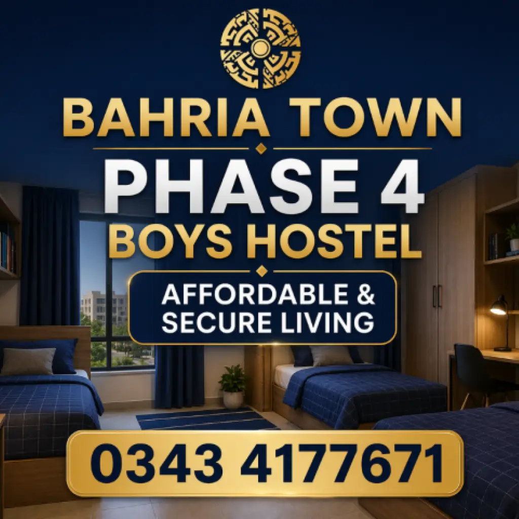 Bahria Town Phase 4 Boys Hostel in Rawalpindi | Affordable & Secure