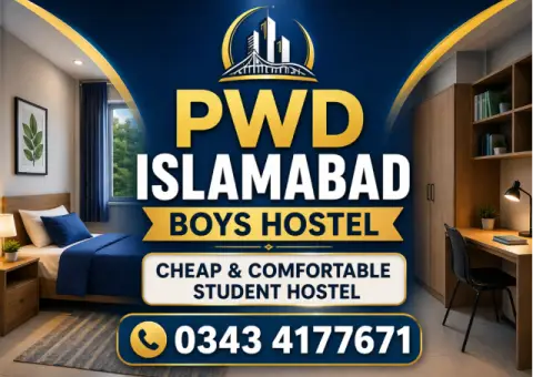 PWD Islamabad Boys Hostel | Cheap & Comfortable