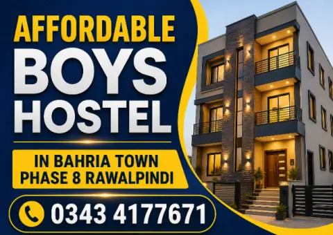 Affordable Boys Hostel in Bahria Town Phase 8 Rawalpindi