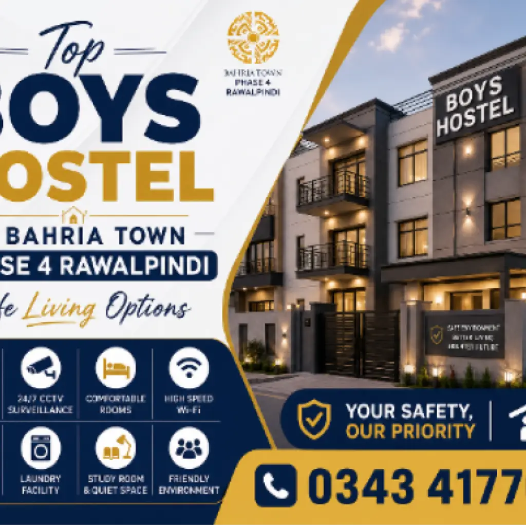 Top Boys Hostel in Bahria Town Phase 4 Rawalpindi | Safe Living Options