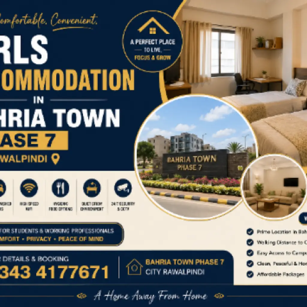 Affordable Girls Accommodation in Bahria Phase 7 Rawalpindi