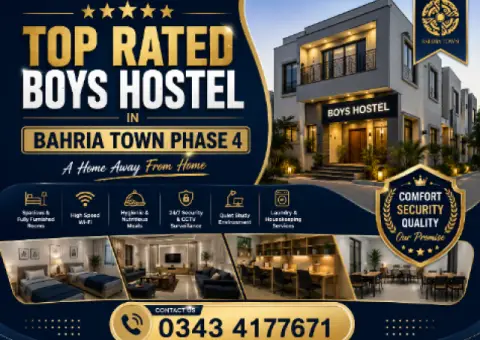 Top Rated Boys Hostel in Bahria Town Phase 4 Rawalpindi