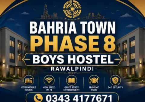 Bahria Town phase 8 Boys Hostel Rawalpindi