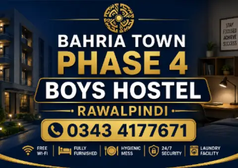 Bahria Town phase 4 Boys Hostel Rawalpindi
