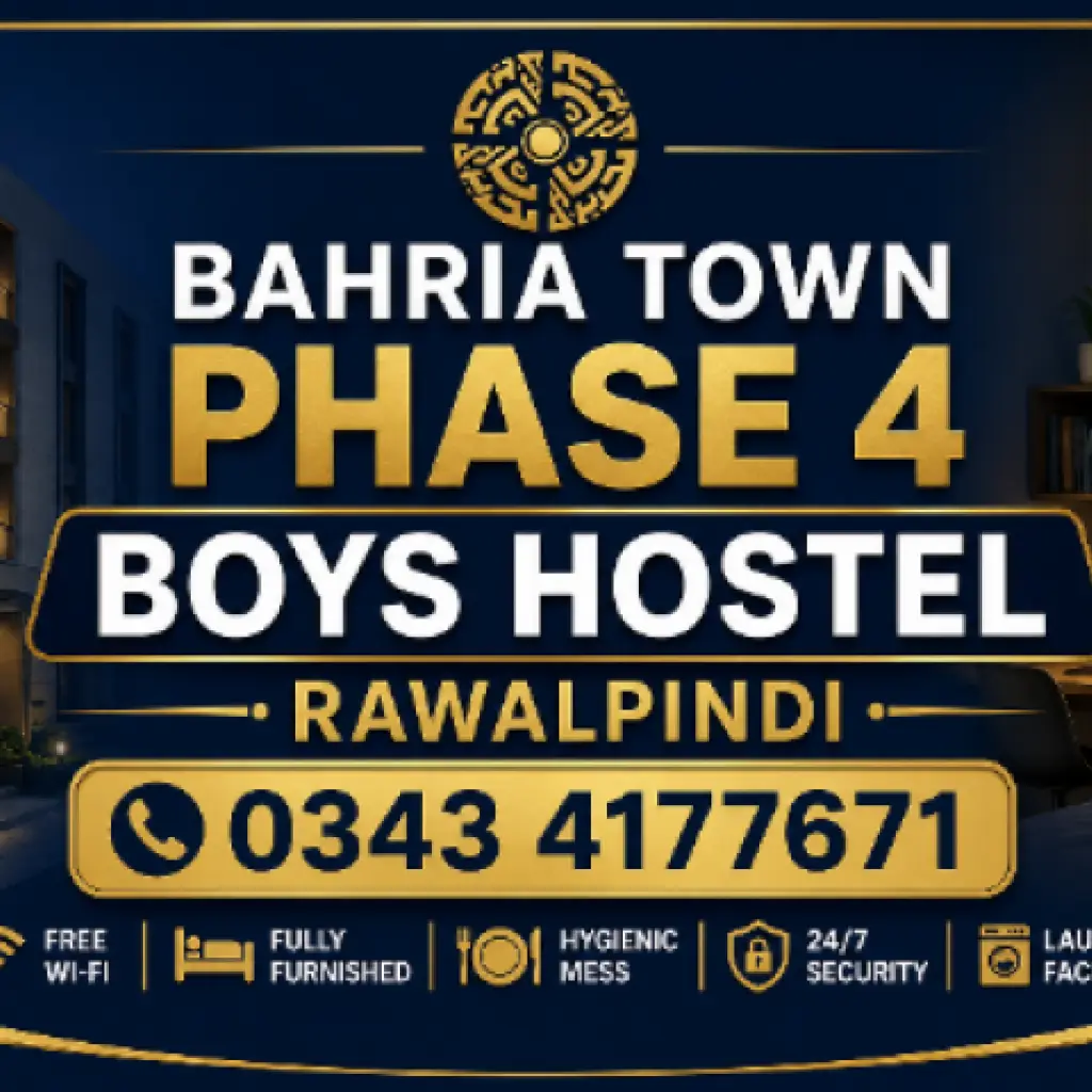 Bahria Town phase 4 Boys Hostel Rawalpindi