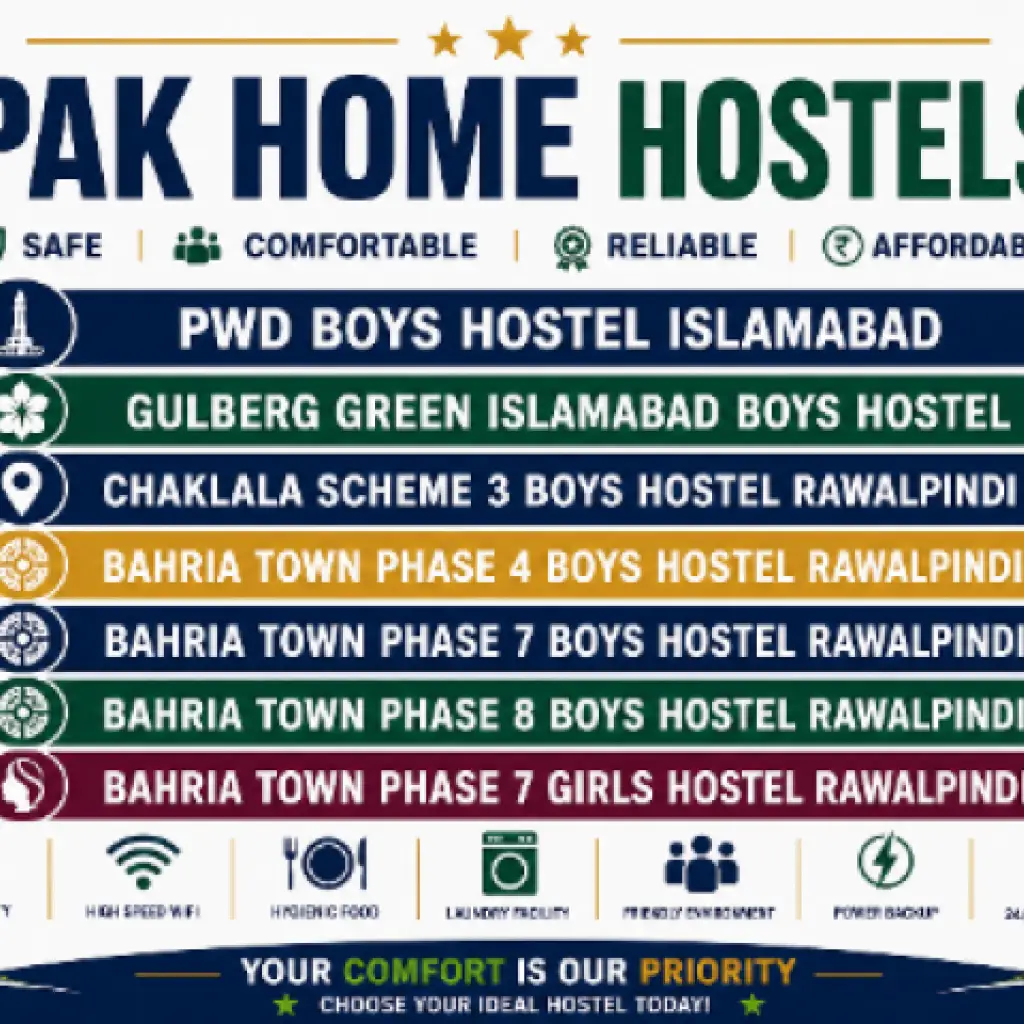 Pak Home Rawalpindi Islamabad Hostels