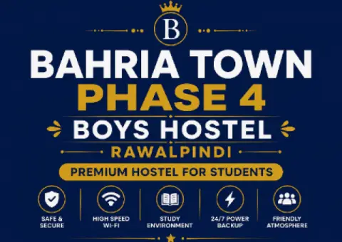 Bahria Town Phase 4 Boys Hostel Rawalpindi – Premium Hostel for Students