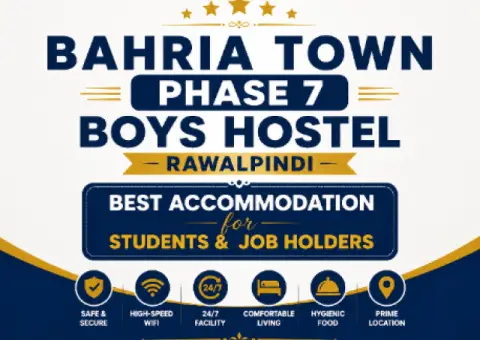 Bahria Town Phase 7 Boys Hostel Rawalpindi – Best Accommodation for Students & Job Holders