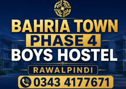 Bahria Town phase 4 Boys Hostel Rawalpindi