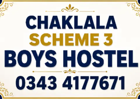 Chaklala Scheme 3 Boys Hostel Rawalpindi