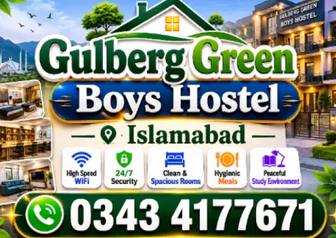 Gulberg Green Islamabad Boys Hostel