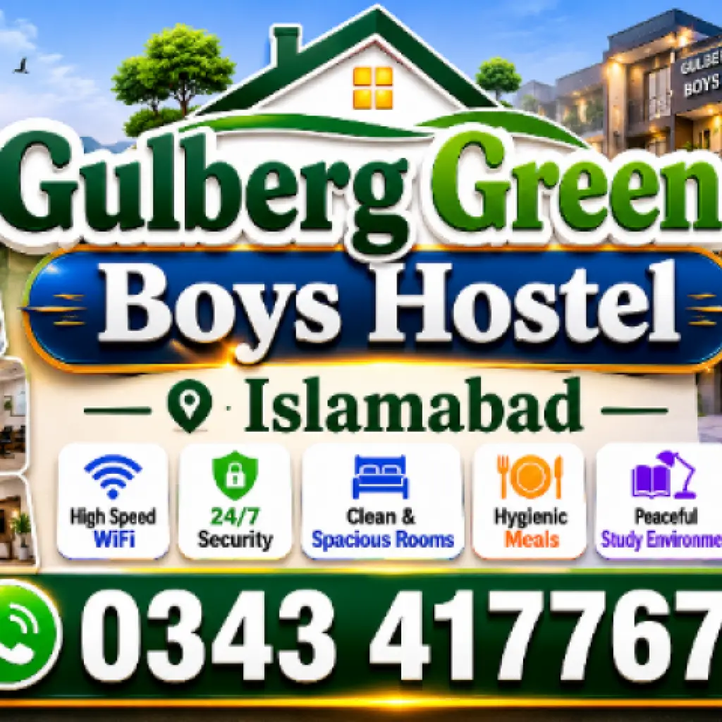 Gulberg Green Islamabad Boys Hostel
