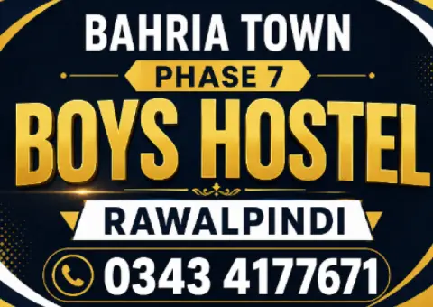 Bahria Town Phase 7 Boys Hostel Rawalpindi | Premium Student Hostel