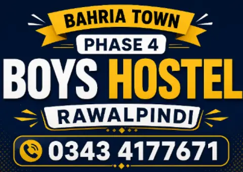 Bahria Town Phase 4 Boys Hostel Rawalpindi | Modern Hostel Facilities