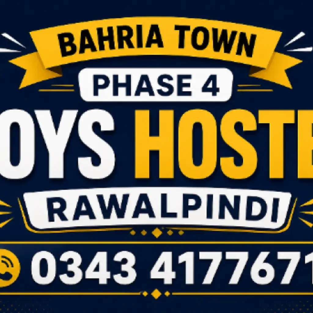 Bahria Town Phase 4 Boys Hostel Rawalpindi | Modern Hostel Facilities