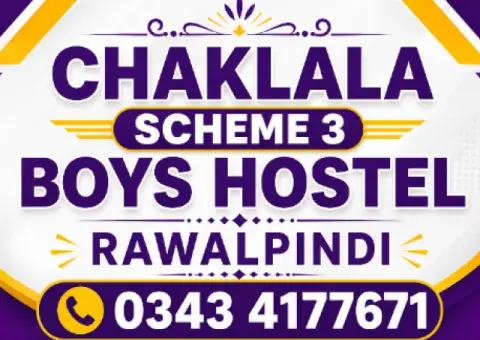 Chaklala Scheme 3 Boys Hostel Rawalpindi | Student Housing