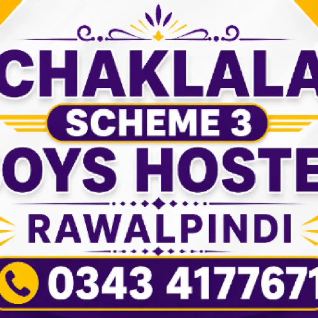 Chaklala Scheme 3 Boys Hostel Rawalpindi | Student Housing