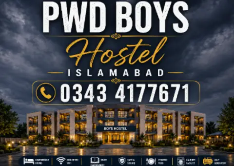 Best Boys Hostel in PWD Islamabad for Students